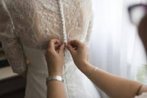 Wedding dress preparation